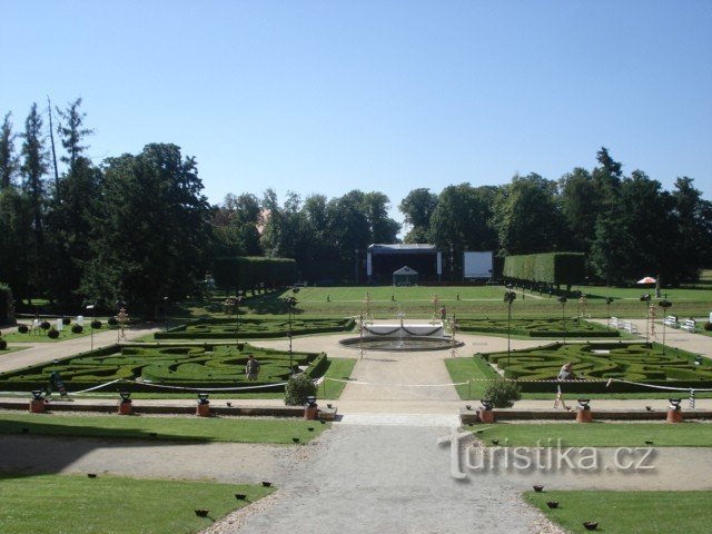 jardín del castillo