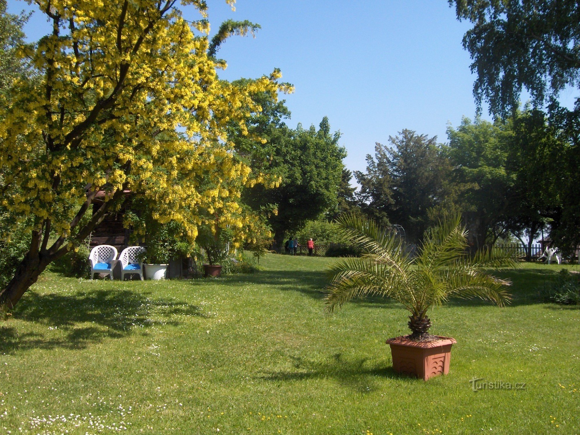 jardín del castillo