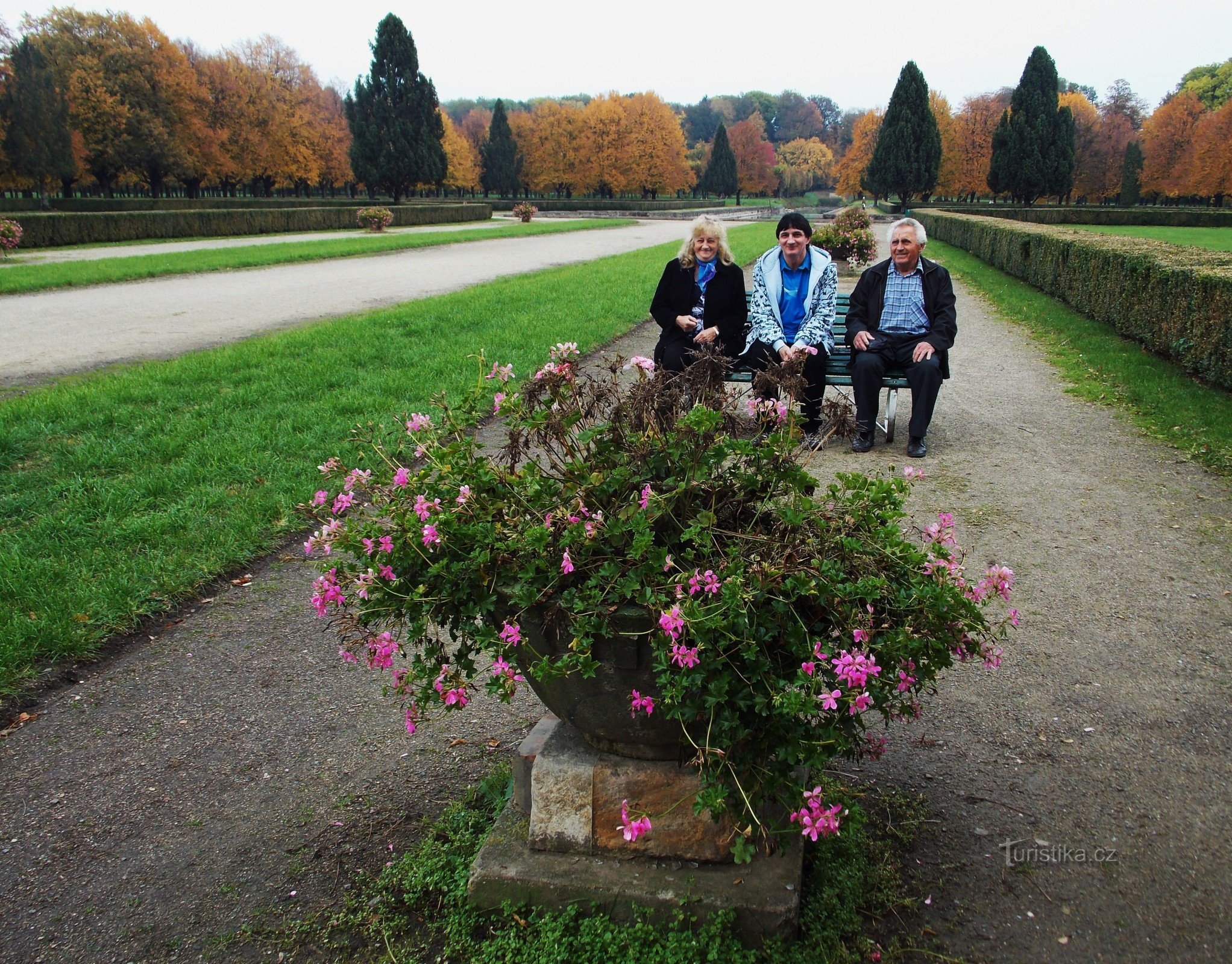 Giardino del castello a Holešov