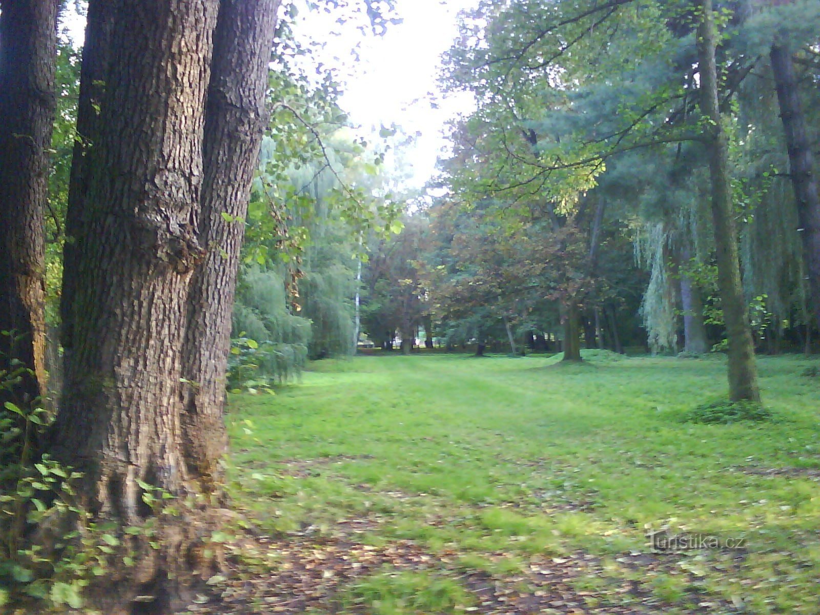 castle garden in Lochovice