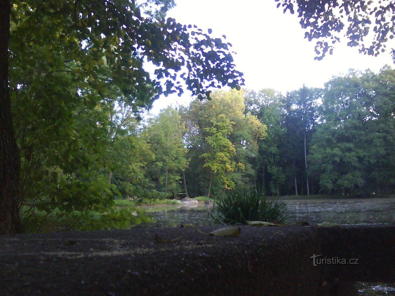 castle garden in Lochovice