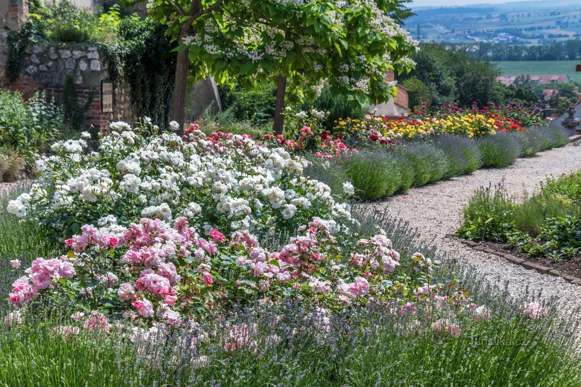 Castle garden in Mikulov