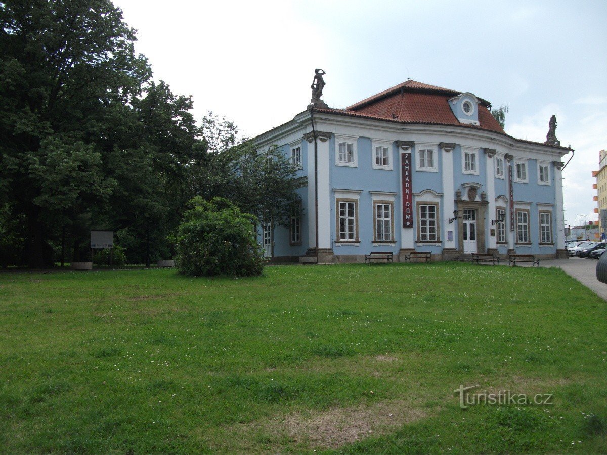 Giardino del castello a Teplice