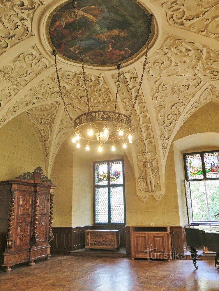 intérieurs du château