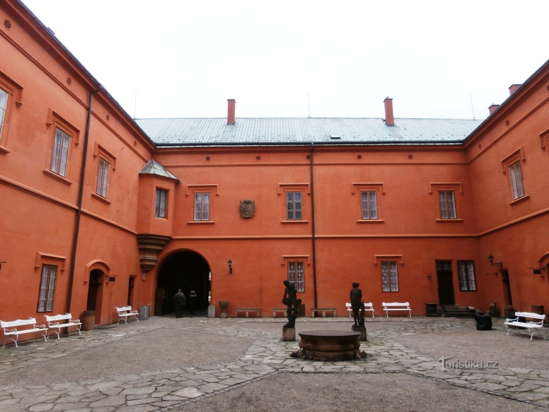 Castle courtyard