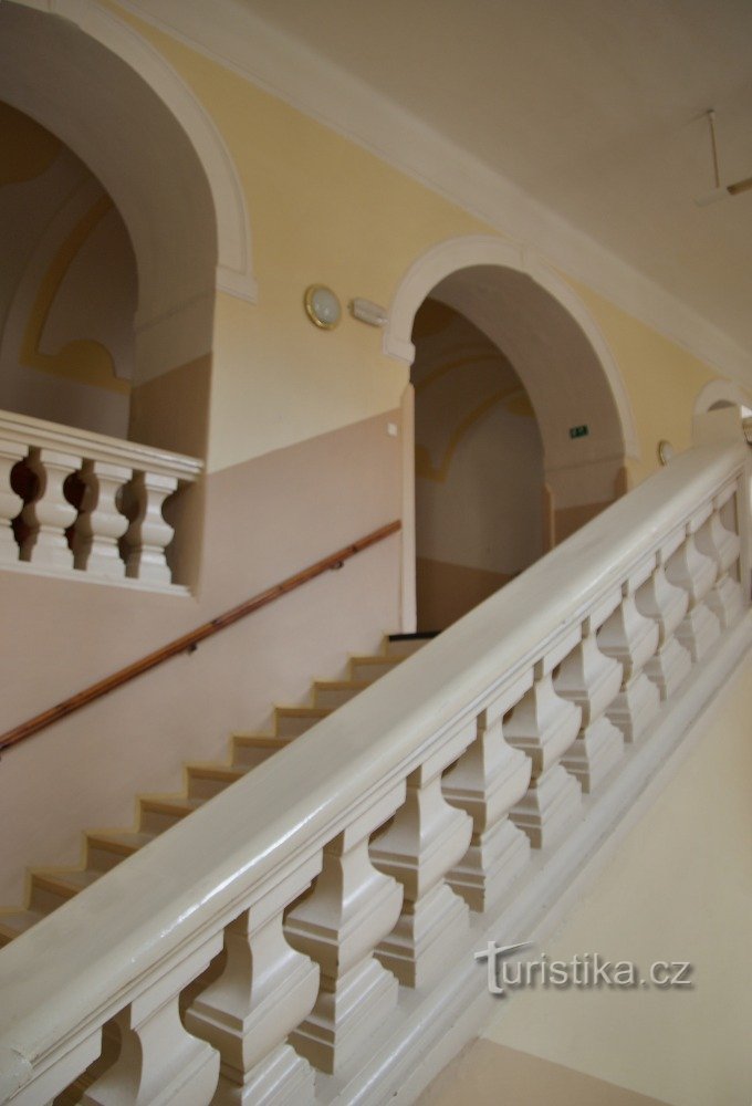 escalier du château