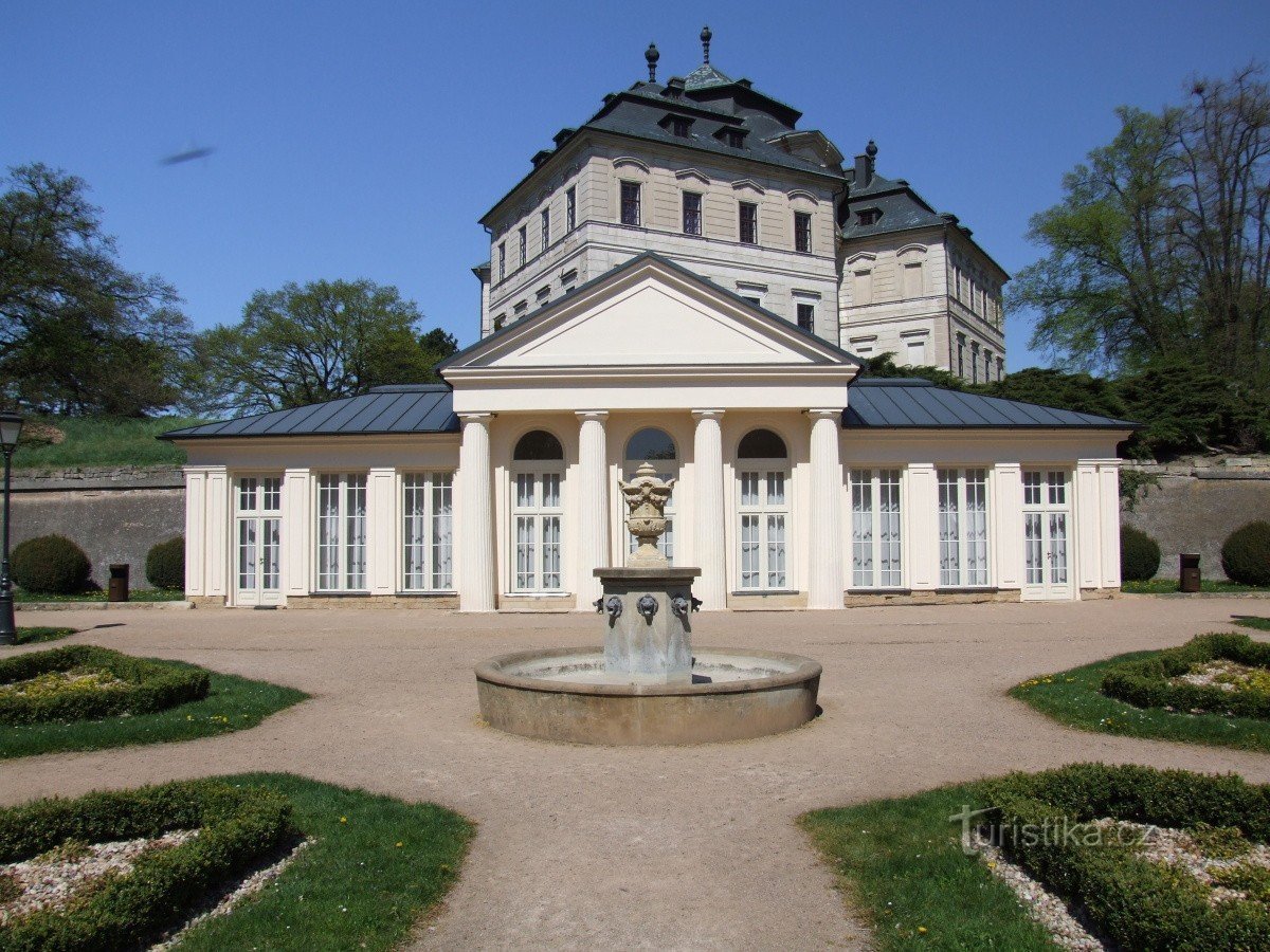 Công viên lâu đài Karlova Koruna - đười ươi
