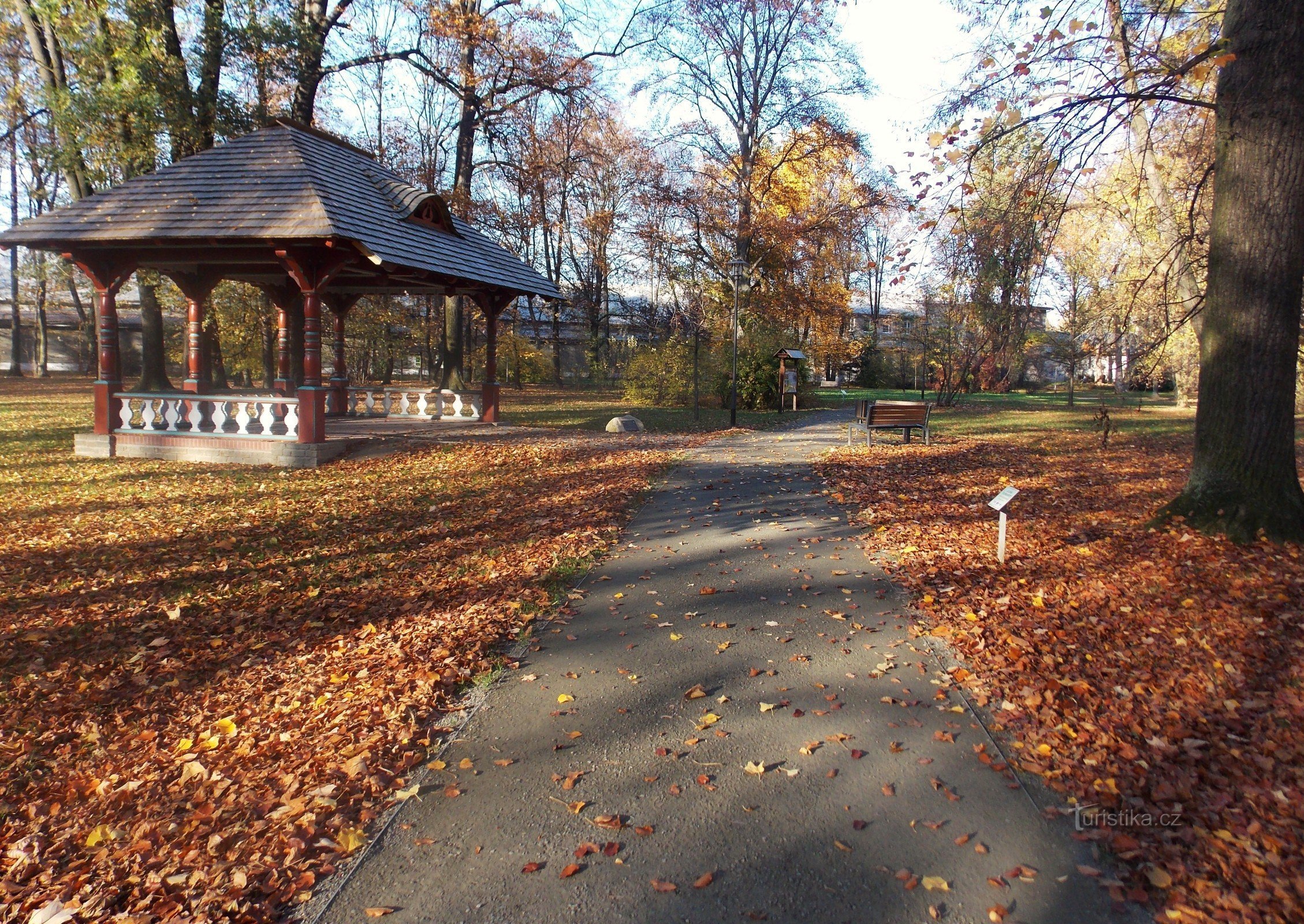 Kinsky Castle Park in Valašské Meziříčí