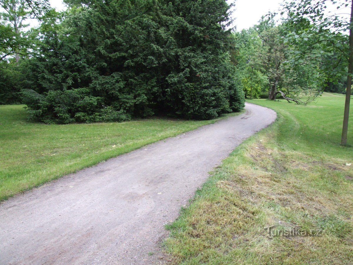 Klášterec nad Ohří Slotspark