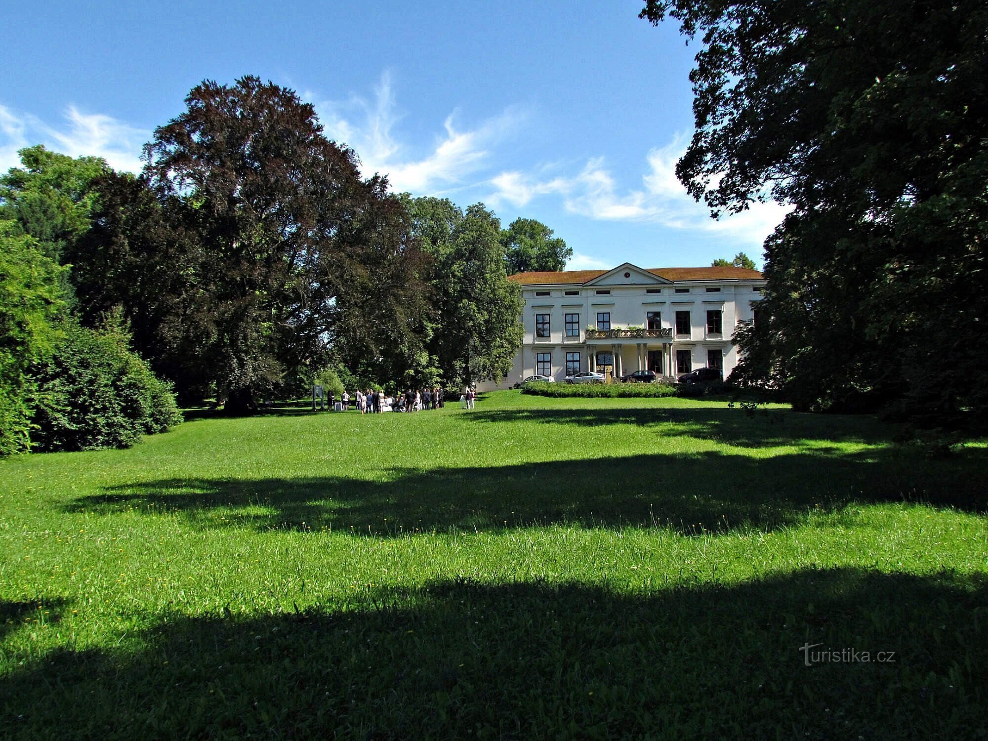 Parque del castillo en Lešná u