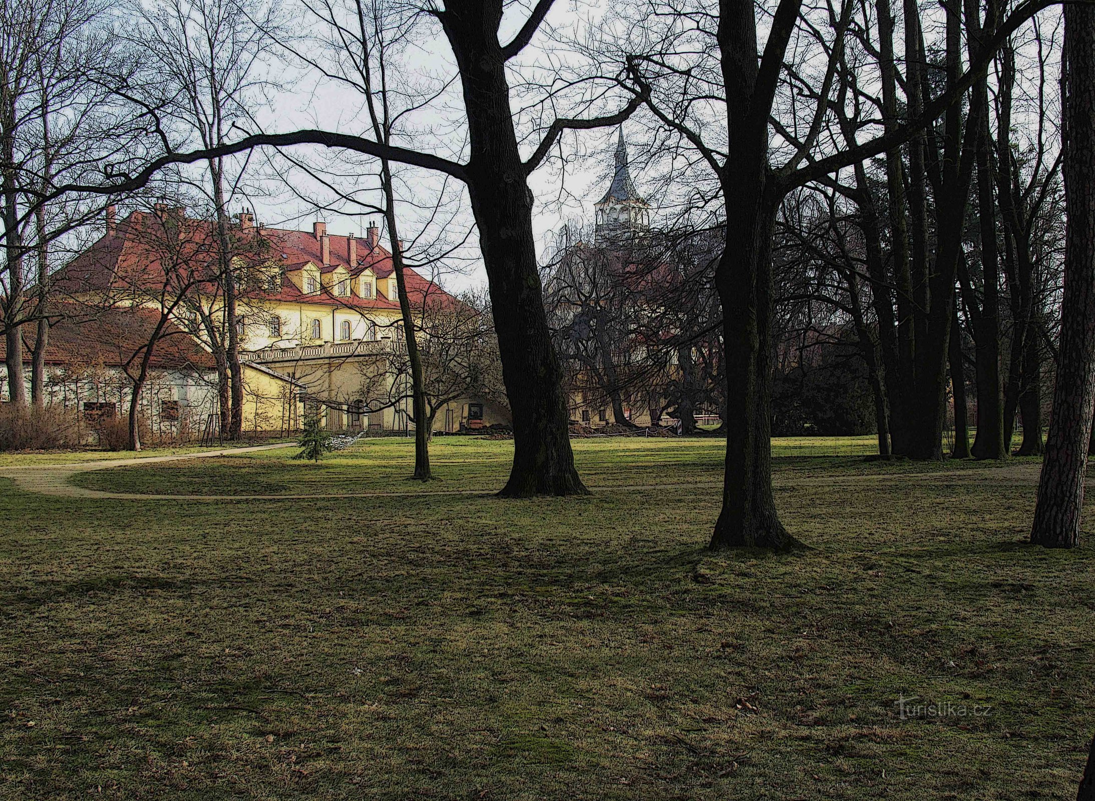 Lipník nad Bečvou 的城堡公园