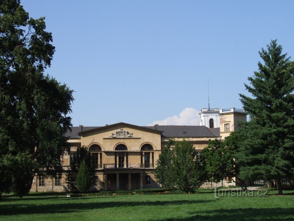Parque do Castelo em Veselí nad Moravou