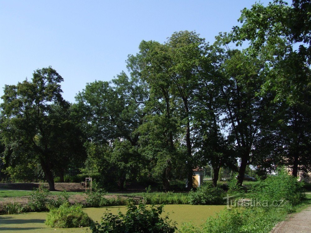 Slotsparken i Veselí nad Moravou