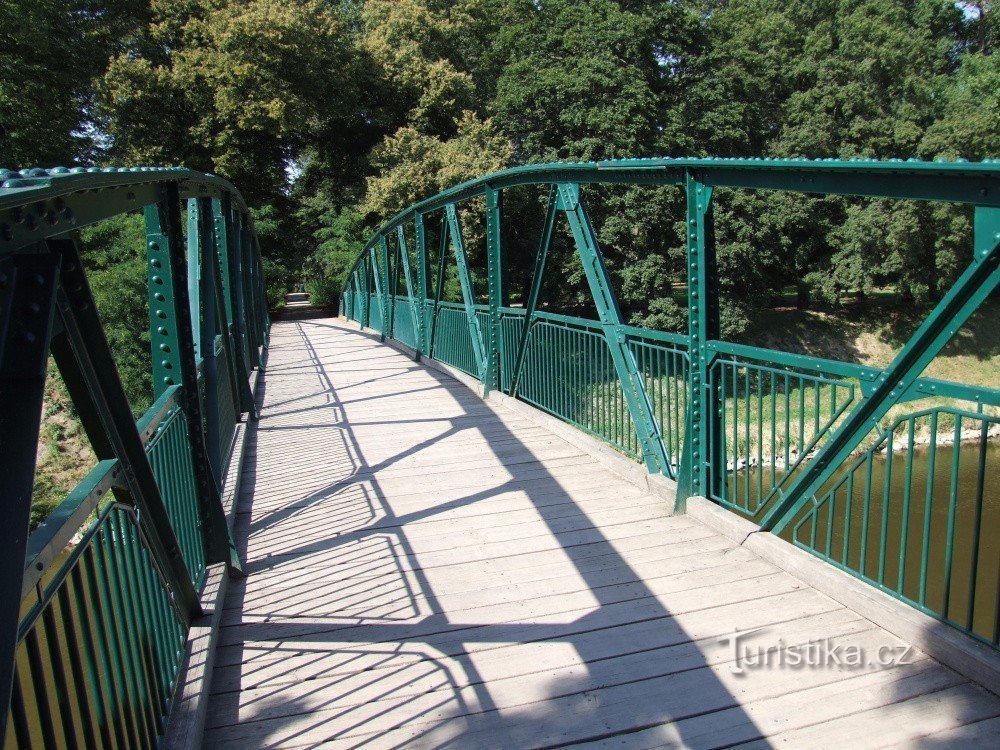 Parque do Castelo em Veselí nad Moravou