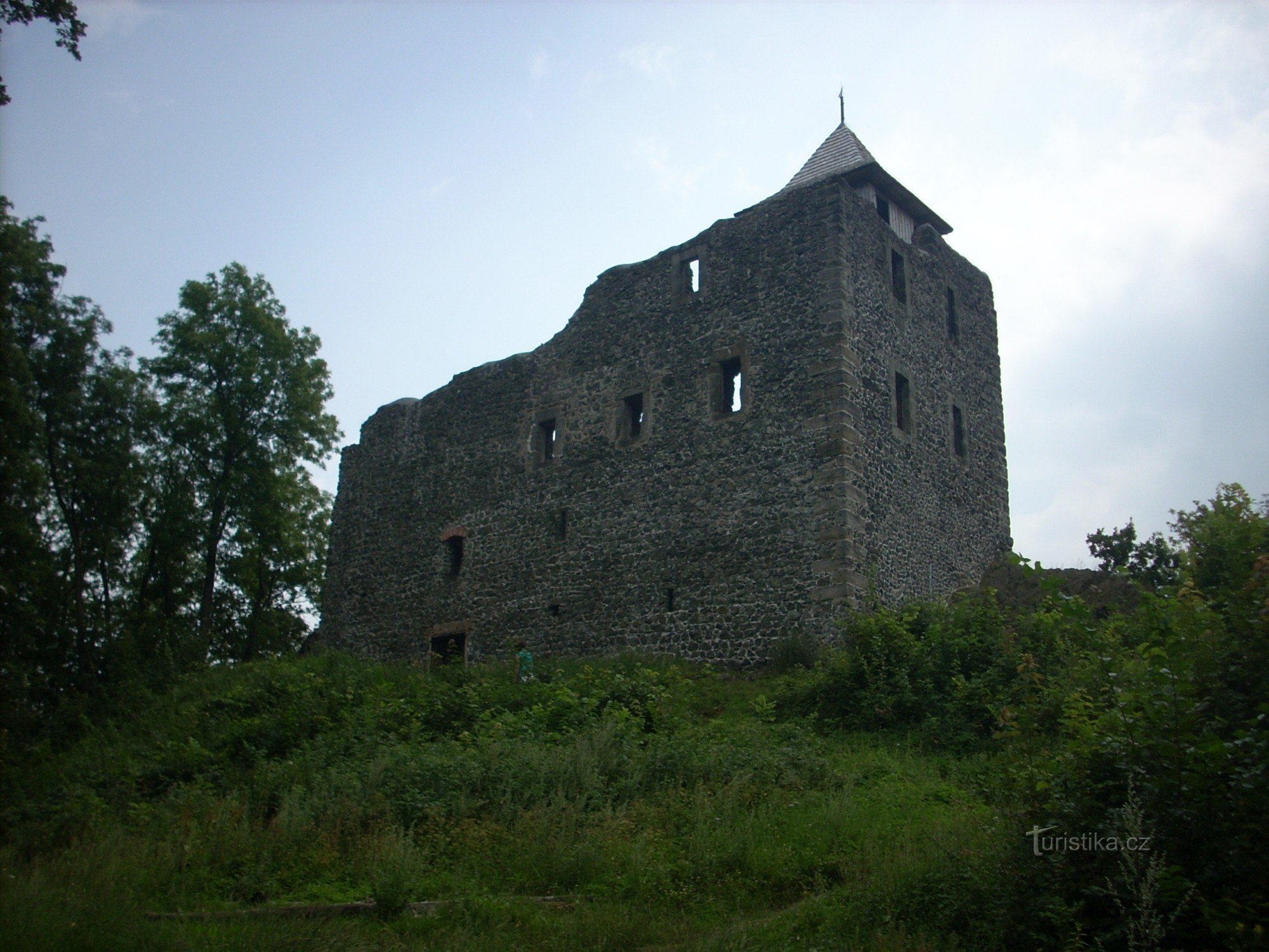 zamek na wzgórzu