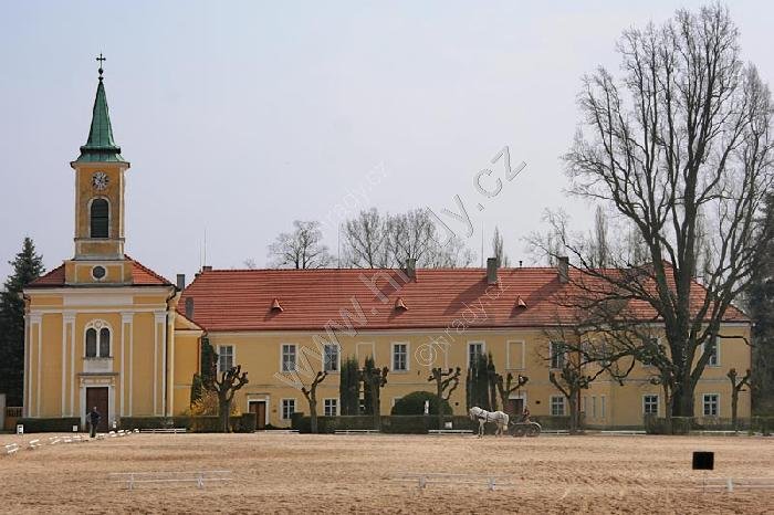 zámek a hřebčín Kladruby nad Labem
