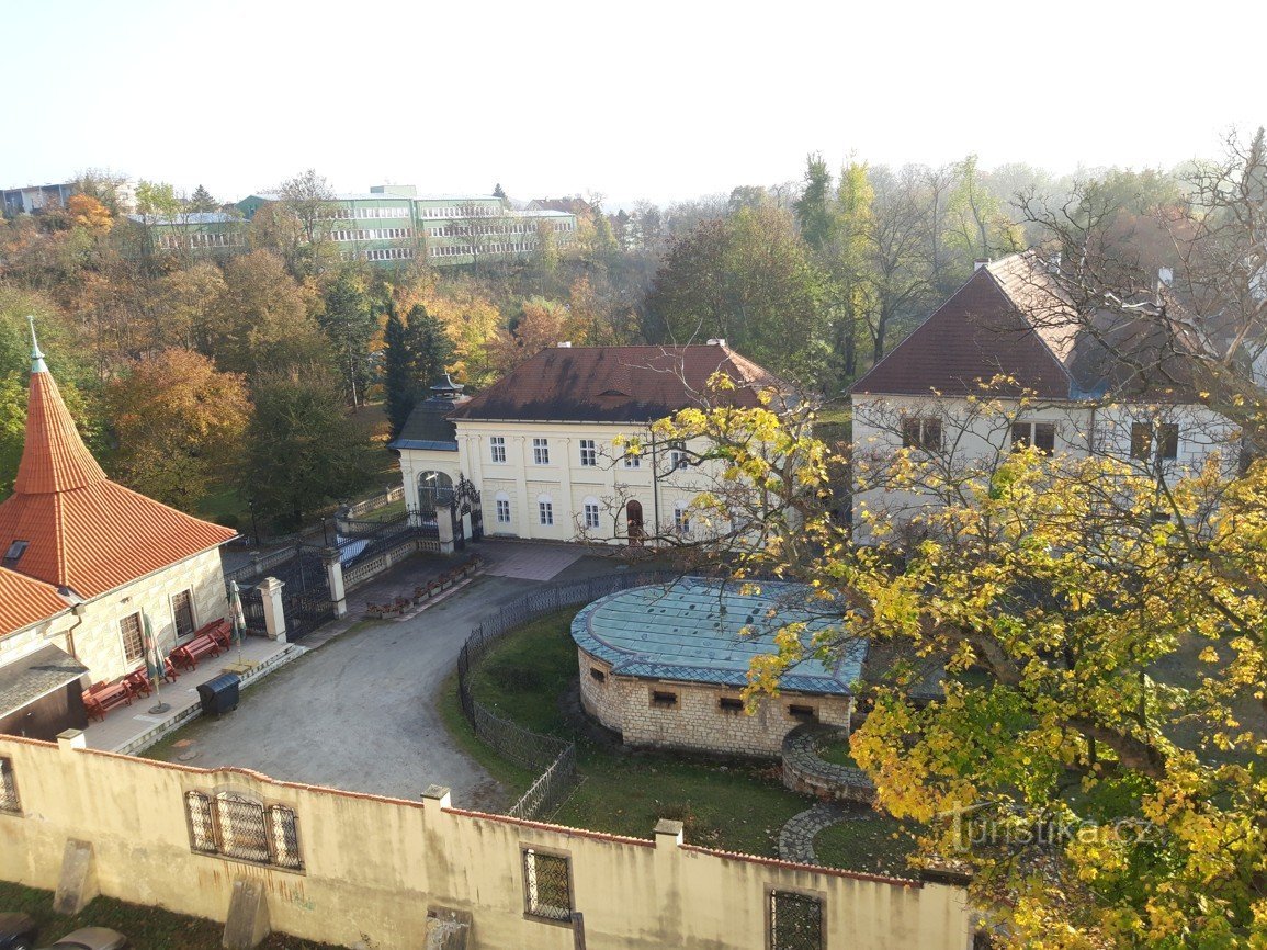 Zamek i muzeum regionalne w uzdrowisku Teplice