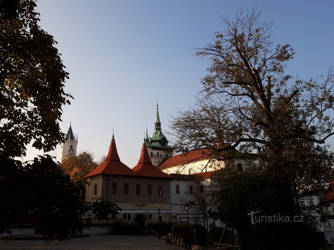 Zamek i muzeum regionalne w uzdrowisku Teplice