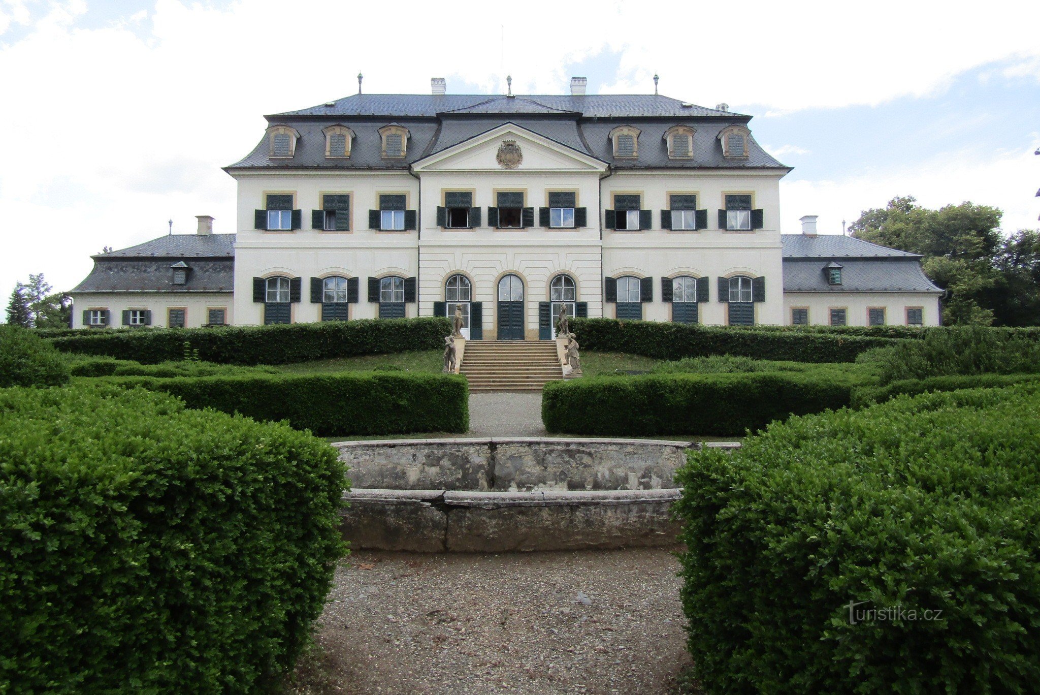 Castelo e ruínas do castelo em Náměšt na Hané