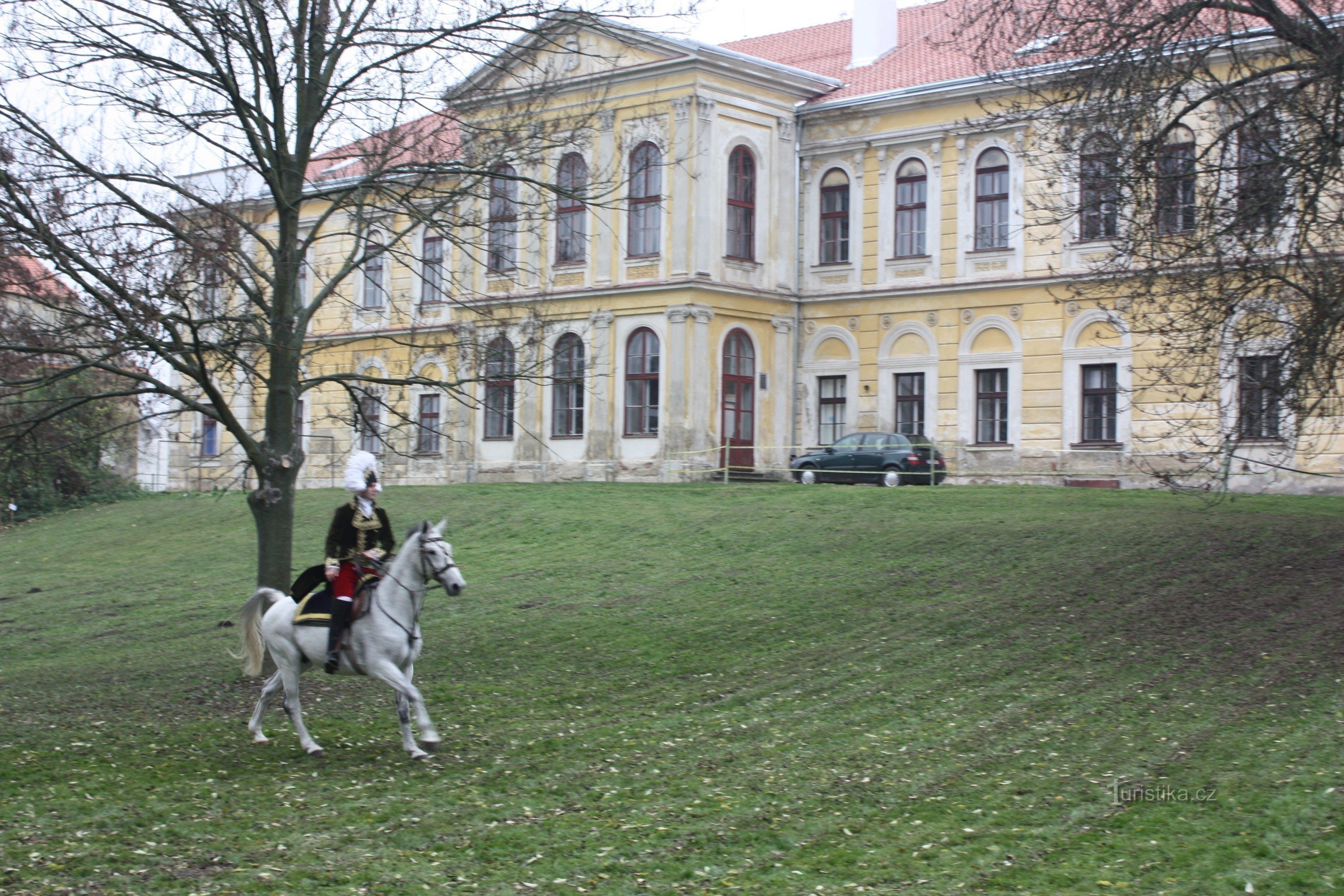 Castillo de Bohdalice y el zar ruso Alejandro I.