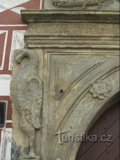 lacăt - detaliu portal