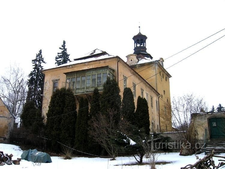Lâu đài Košátky: Phần Baroque của lâu đài