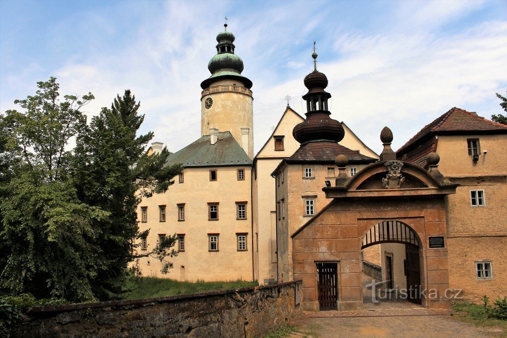 Château de Lemberk, vue du sud