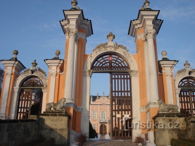 Schloss Nové Hrady im Winter