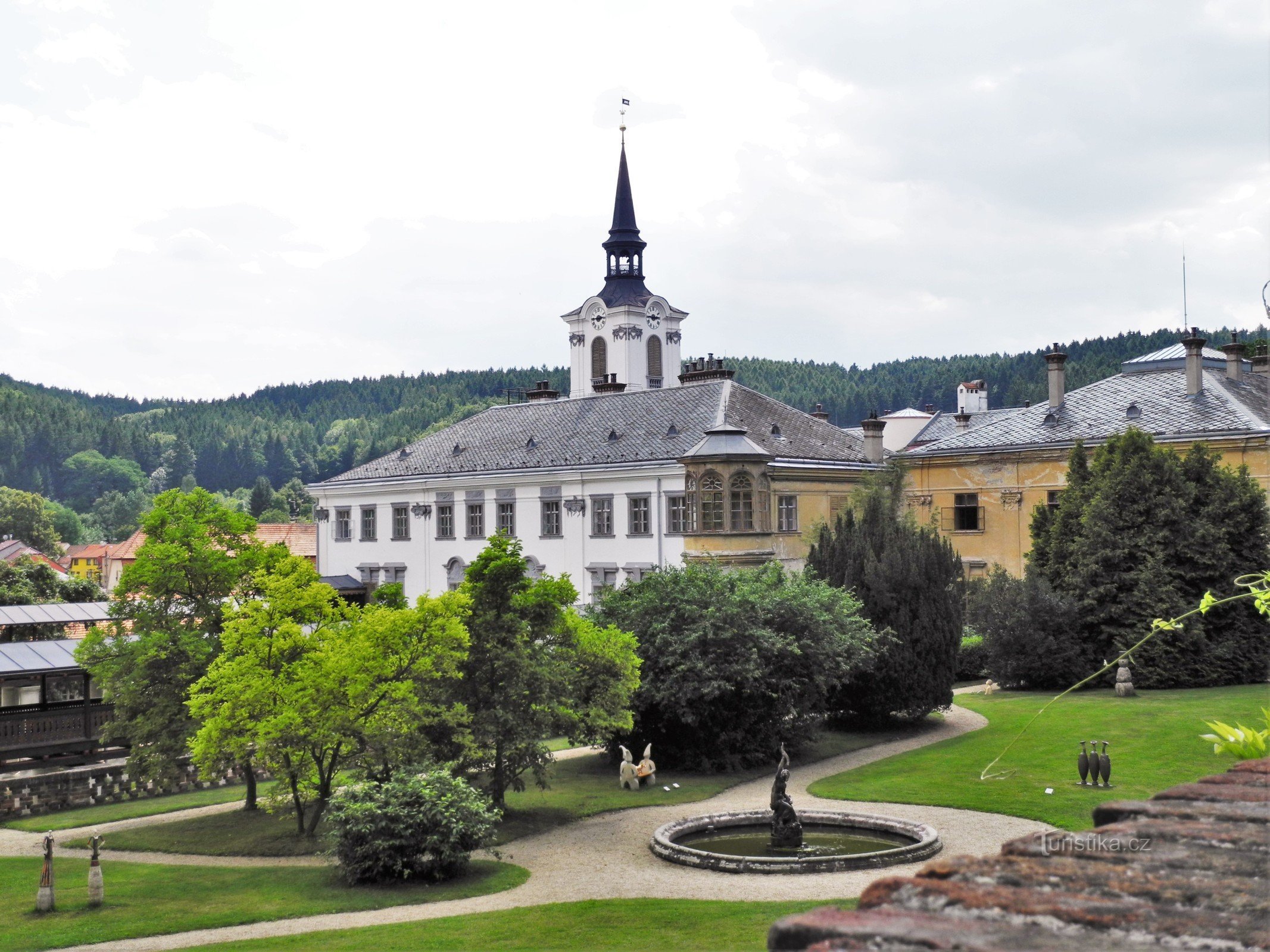 The castle from the castle park