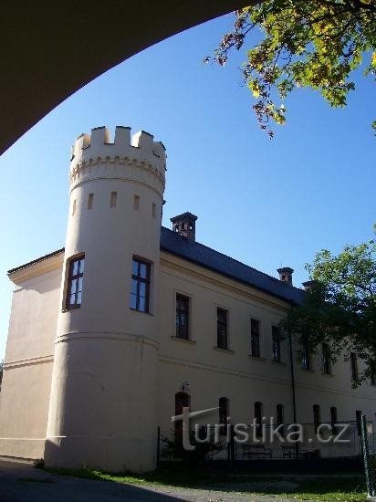 Château : Vue du château dans le village