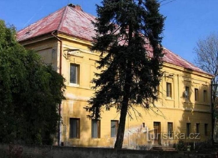 Château : Vue du château depuis l'ancien parc.