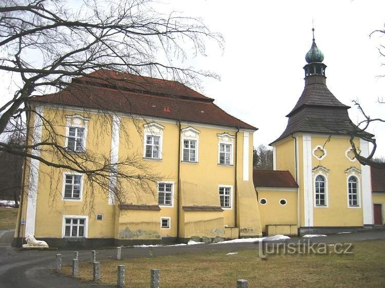 Castillo con capilla: Proseč-Obořiště