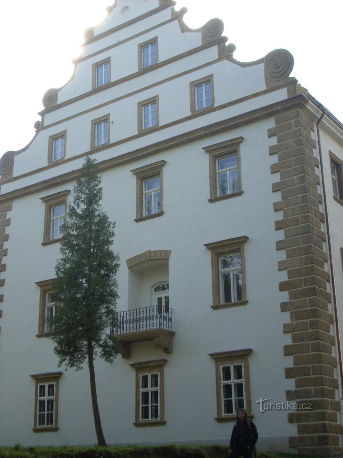 Šluknov castle side view