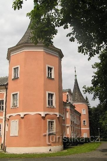 Château de Sokolov : côté nord-est