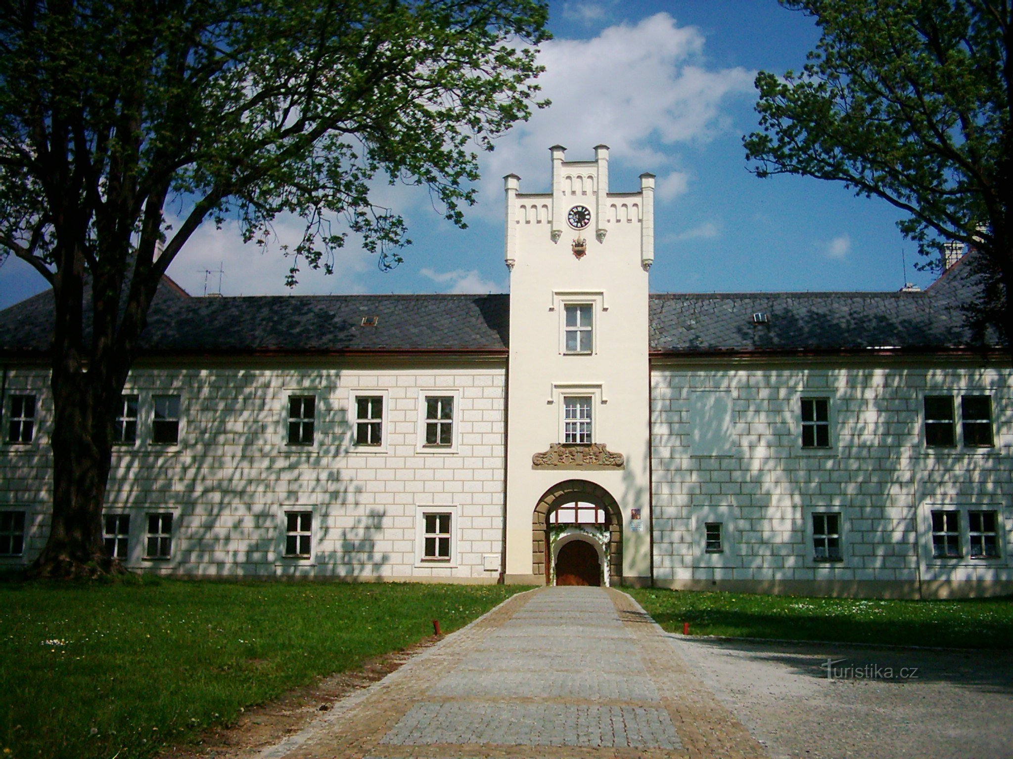 Spálené Poříčí slott