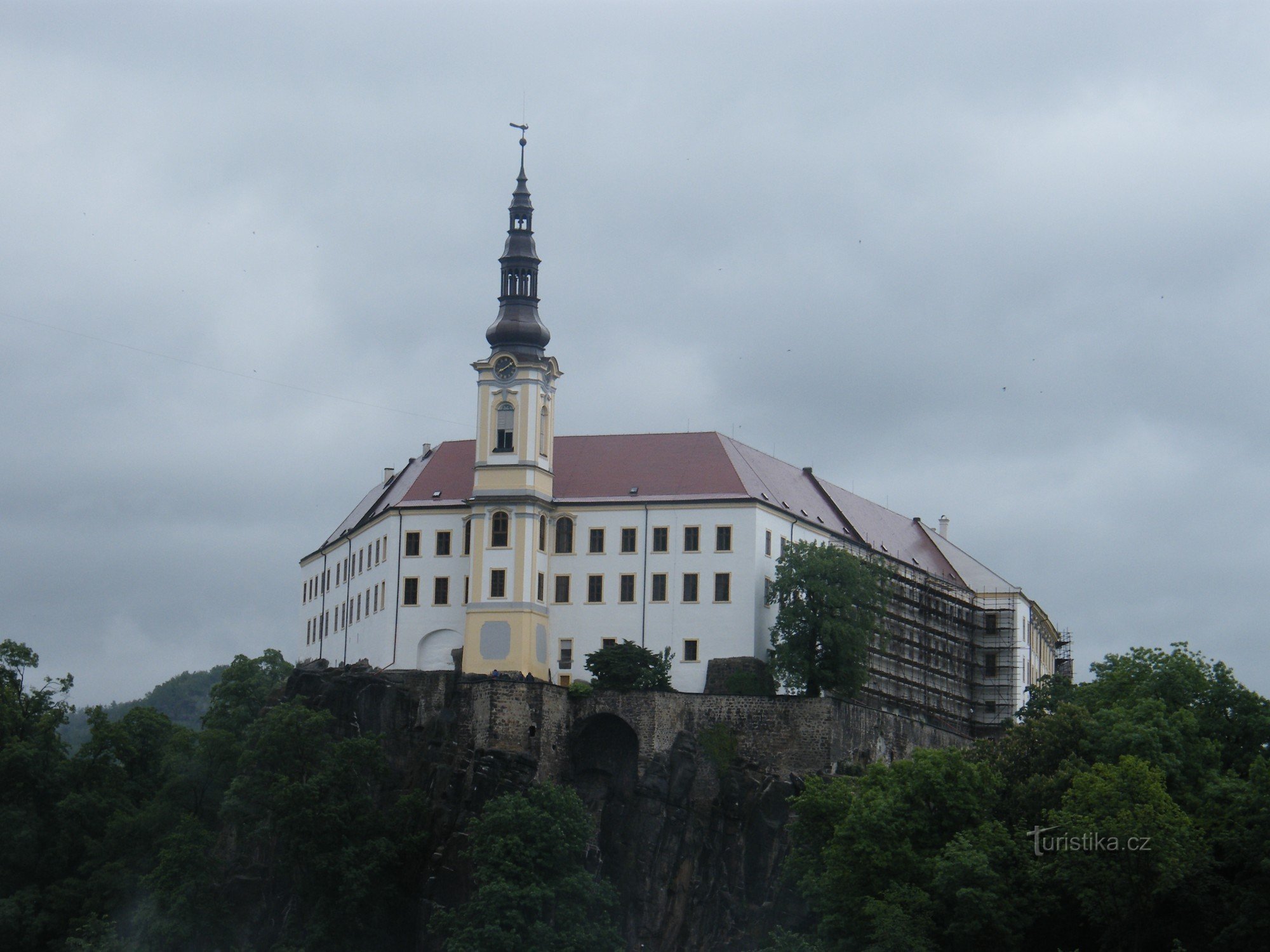 castillo en Děčín