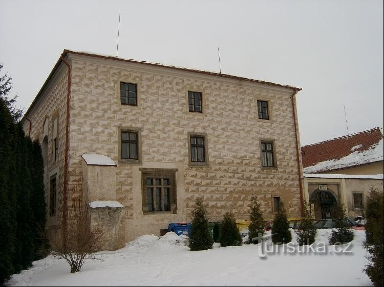 Chateau in Suchdol: Ο ιδρυτής του φρουρίου Suchdol, πιθανότατα χτισμένος τον 13ο αιώνα