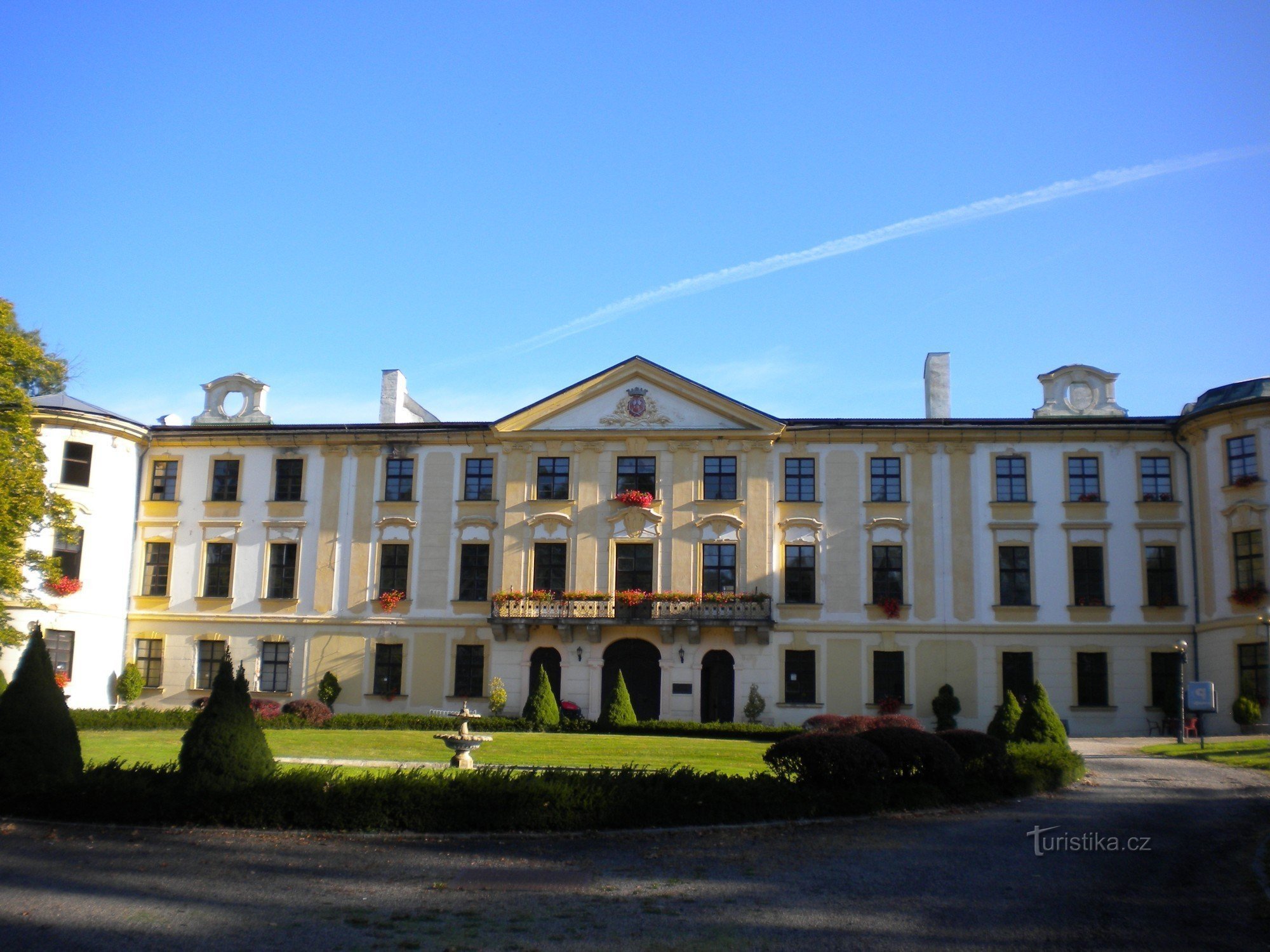 Castle in Zahrádky.