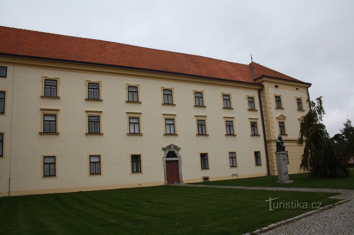 Castelo na cidade de Pacov