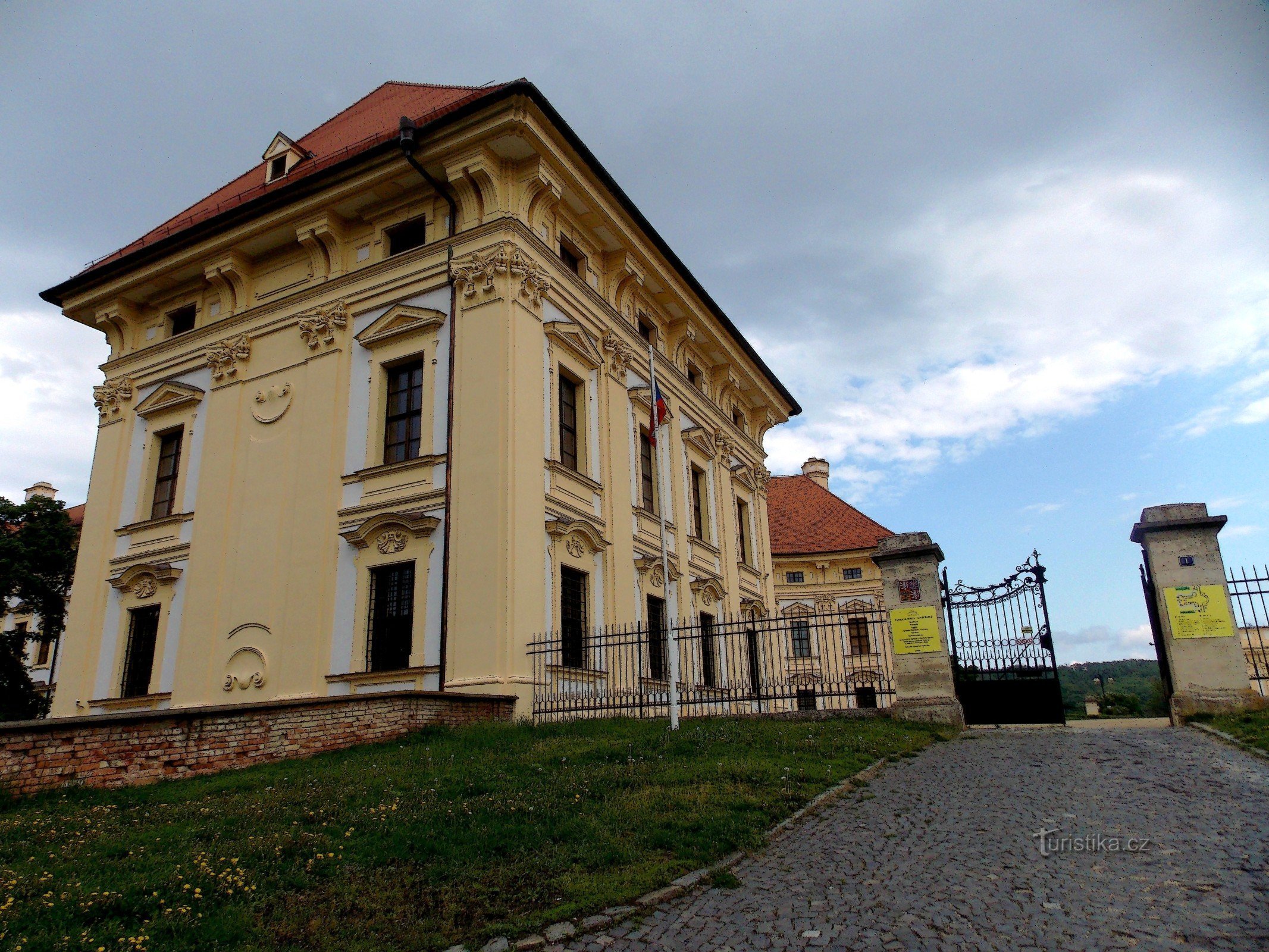 Lâu đài ở Slavkov gần Brno