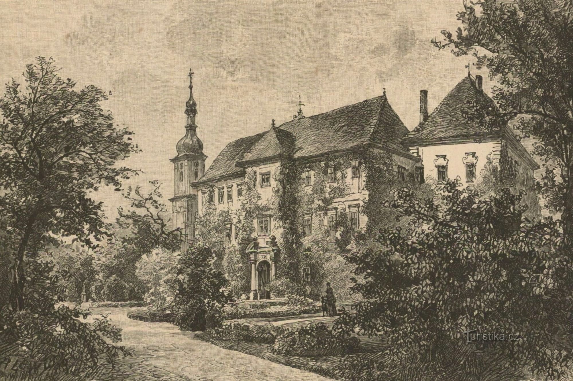 Das Schloss in Smiřice in der zweiten Hälfte des 2. Jahrhunderts