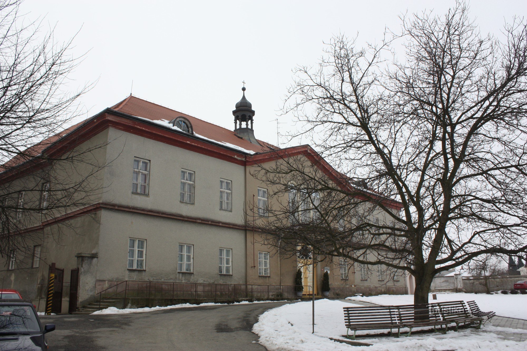 Chateau in Víceměřice vandaag Thuis in de rubník