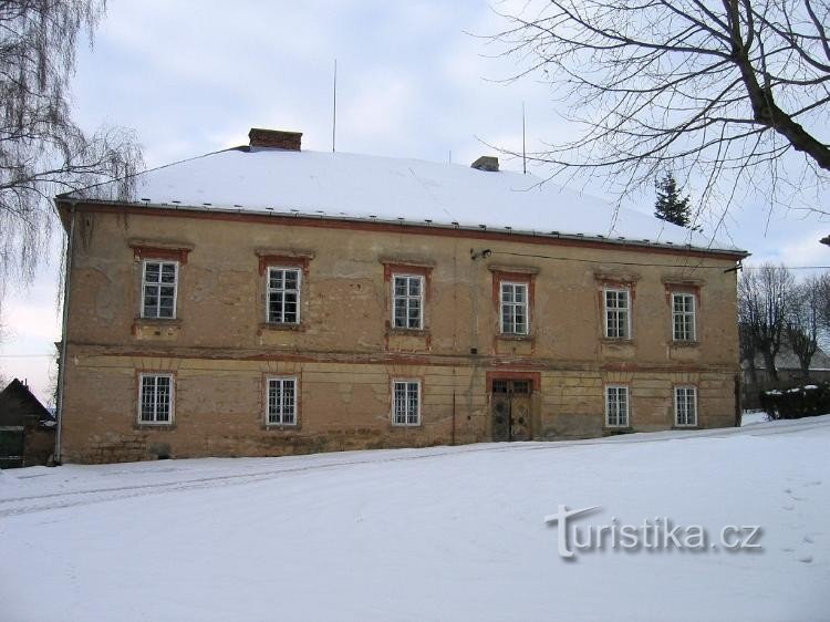 Slott från gården: Slottet Stračov