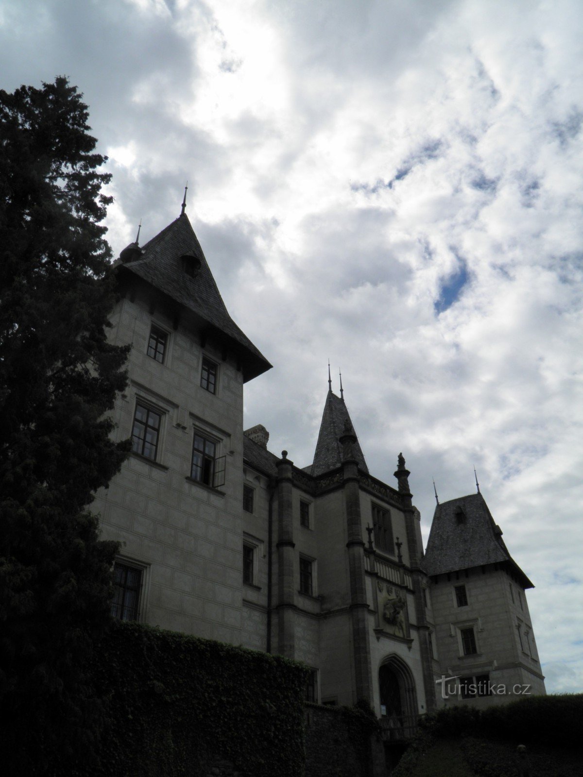 Žleby Castle.