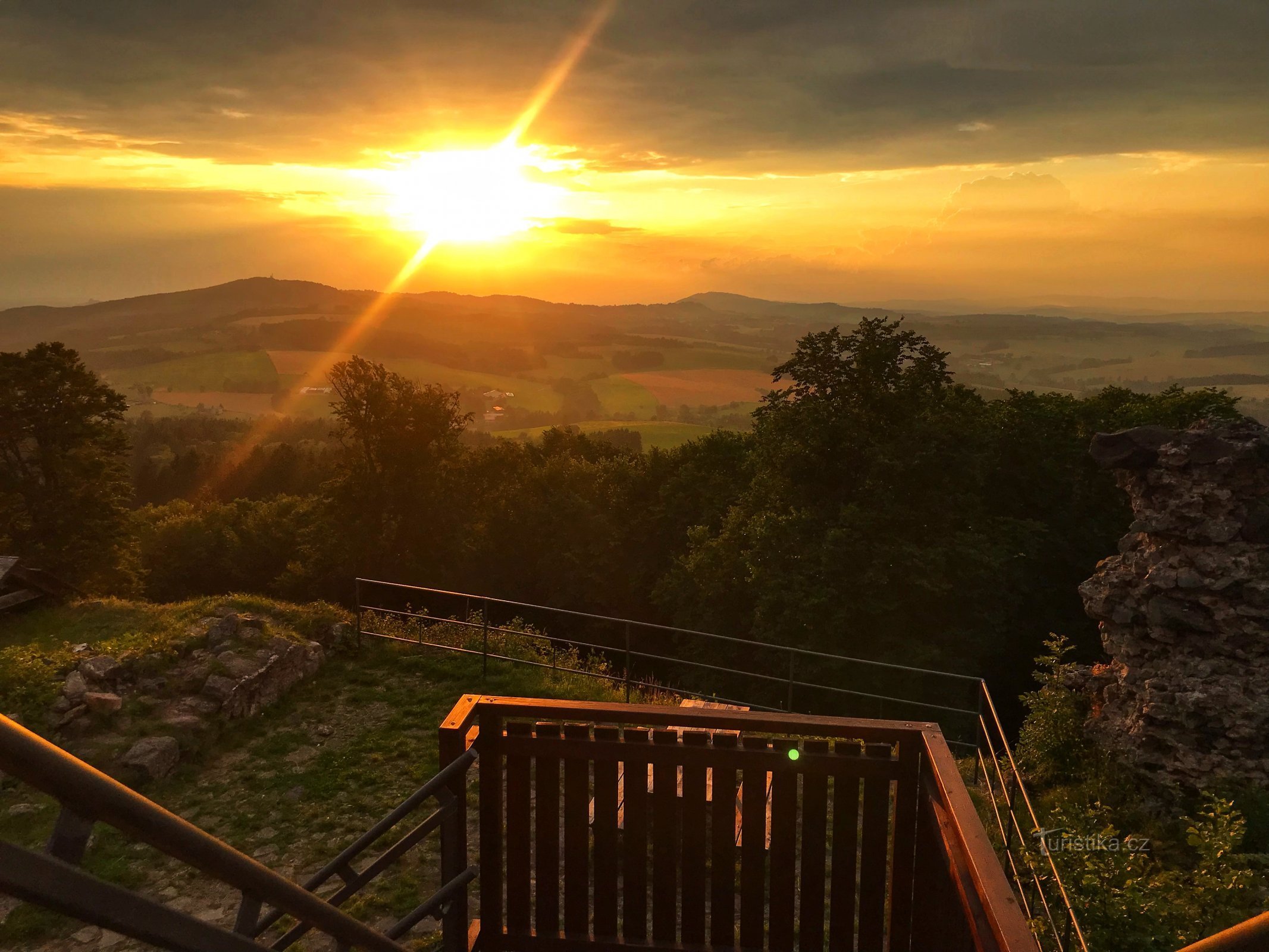 Sončni zahod na Kumburku