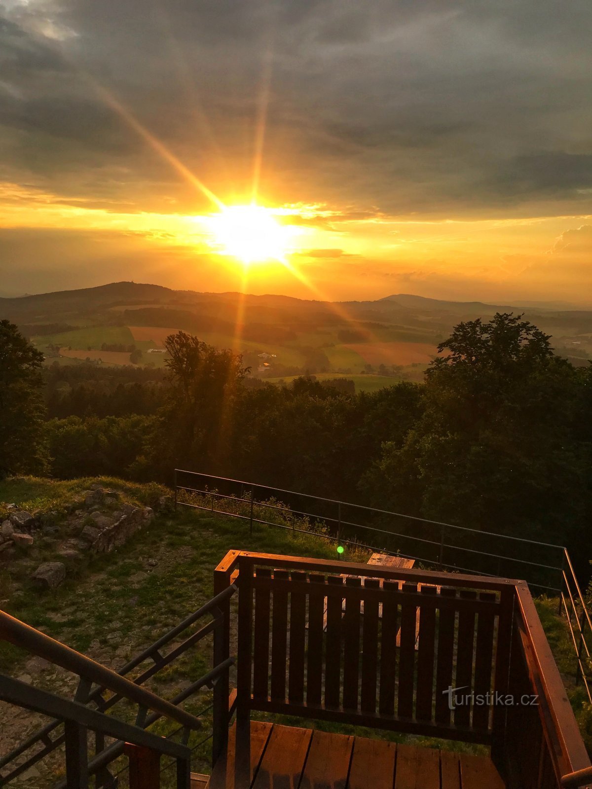 Sončni zahod na Kumburku