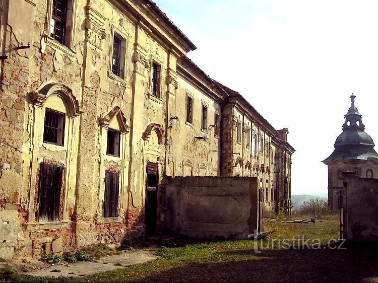 Der westliche Teil der Klosteranlage