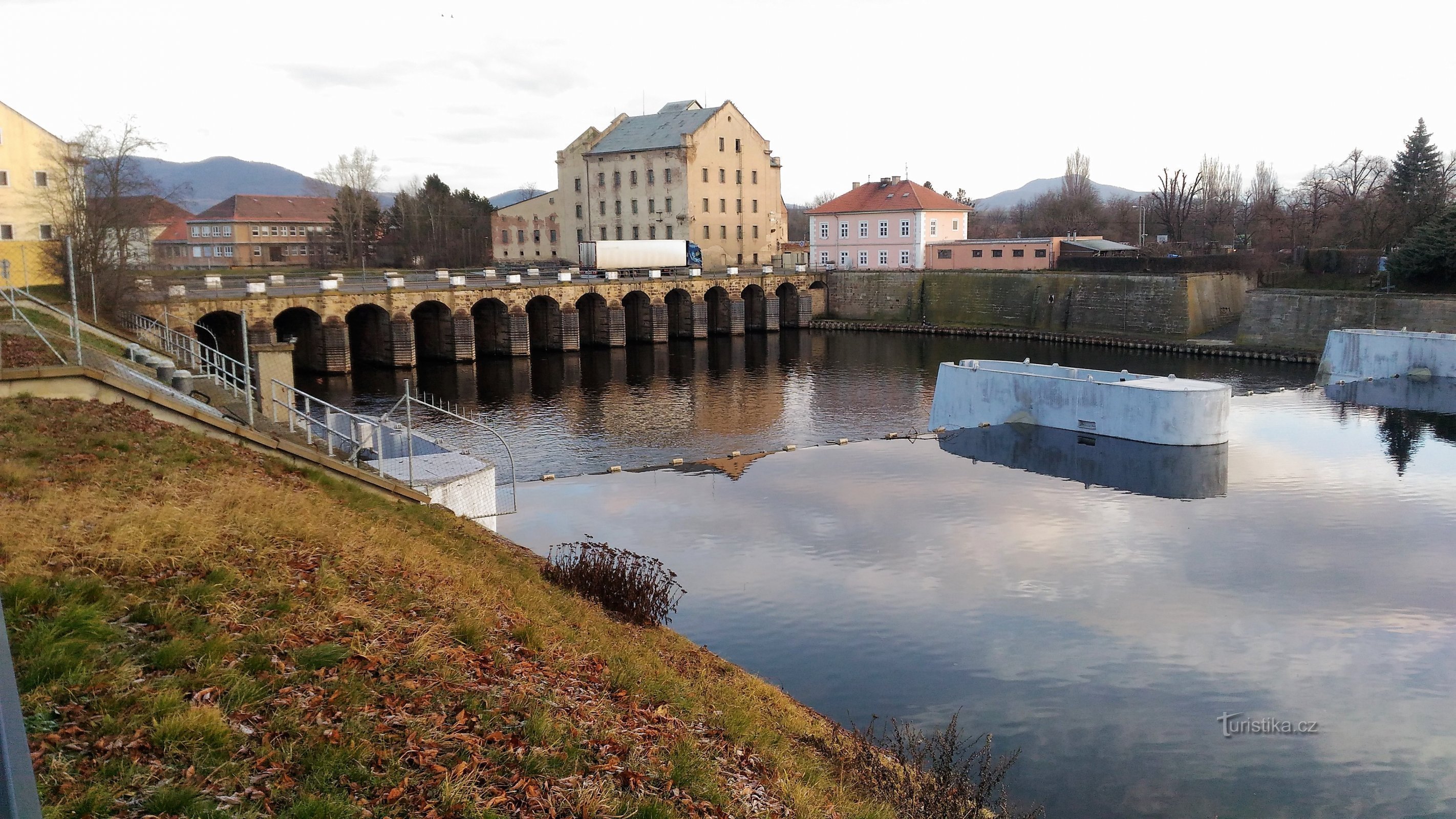 Das Hochwassersystem der Festung Theresienstadt.