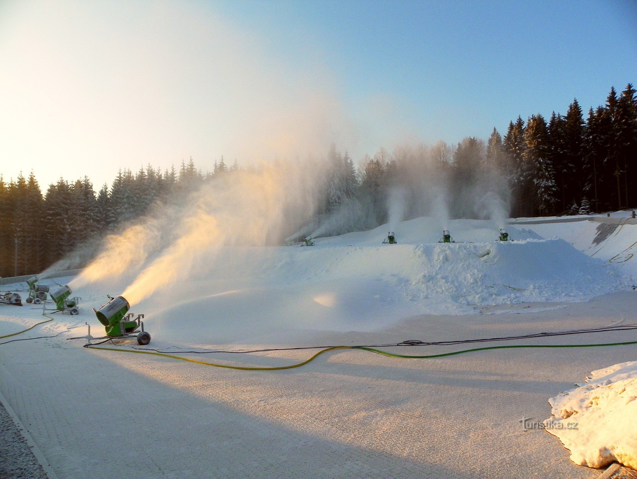 Zásobník sněhu 26.2.2016