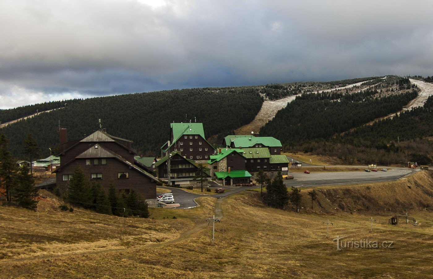 Development on Červenohorské sedlo